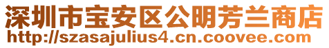 深圳市寶安區公明芳蘭商店