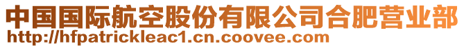 中國國際航空股份有限公司合肥營業部