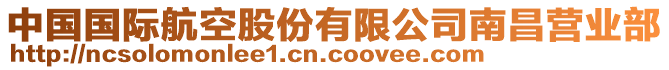 中國國際航空股份有限公司南昌營業部