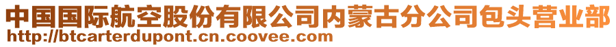 中國國際航空股份有限公司內蒙古分公司包頭營業部