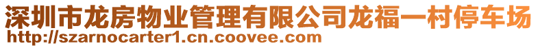 深圳市龍房物業管理有限公司龍福一村停車場
