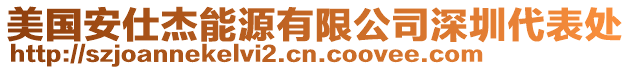 美國安仕杰能源有限公司深圳代表處