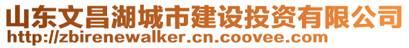 山東文昌湖城市建設投資有限公司