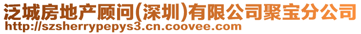 泛城房地產顧問(深圳)有限公司聚寶分公司