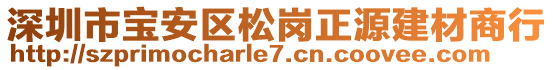 深圳市寶安區(qū)松崗正源建材商行