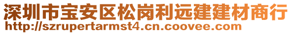 深圳市寶安區(qū)松崗利遠(yuǎn)建建材商行