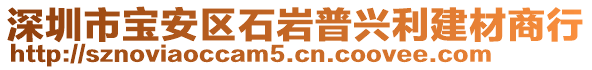 深圳市寶安區(qū)石巖普興利建材商行