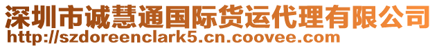 深圳市誠慧通國際貨運代理有限公司