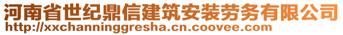 河南省世紀鼎信建筑安裝勞務有限公司