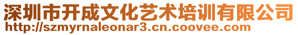 深圳市開成文化藝術(shù)培訓有限公司