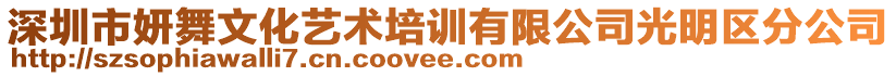 深圳市妍舞文化藝術(shù)培訓(xùn)有限公司光明區(qū)分公司