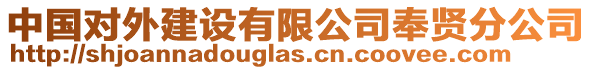 中國對外建設有限公司奉賢分公司
