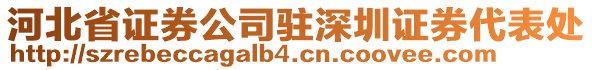 河北省證券公司駐深圳證券代表處