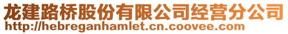 龍建路橋股份有限公司經營分公司