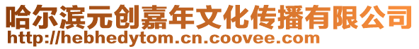 哈爾濱元?jiǎng)?chuàng)嘉年文化傳播有限公司