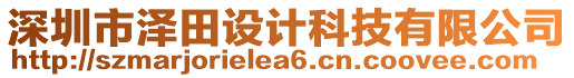 深圳市澤田設計科技有限公司