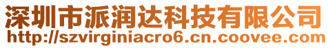 深圳市派潤達科技有限公司