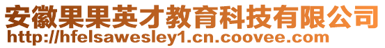 安徽果果英才教育科技有限公司