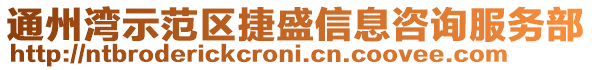 通州灣示范區(qū)捷盛信息咨詢服務(wù)部