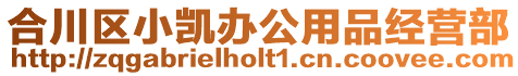 合川區小凱辦公用品經營部