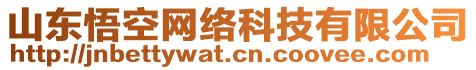 山東悟空網(wǎng)絡(luò)科技有限公司