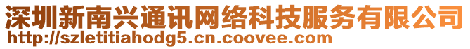 深圳新南興通訊網絡科技服務有限公司