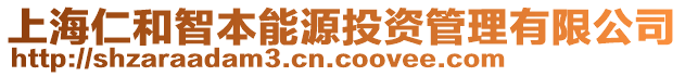 上海仁和智本能源投資管理有限公司