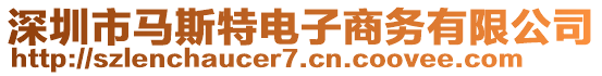 深圳市馬斯特電子商務有限公司