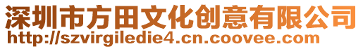 深圳市方田文化創(chuàng)意有限公司