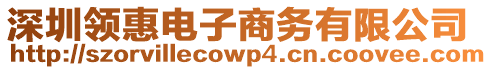 深圳領(lǐng)惠電子商務(wù)有限公司