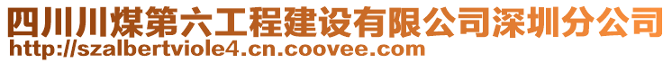 四川川煤第六工程建設(shè)有限公司深圳分公司