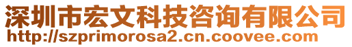 深圳市宏文科技咨詢有限公司