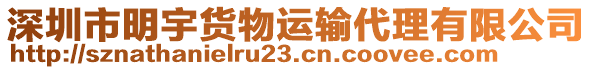 深圳市明宇貨物運(yùn)輸代理有限公司