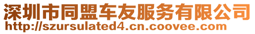 深圳市同盟車友服務(wù)有限公司