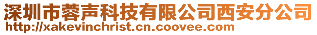 深圳市蓉聲科技有限公司西安分公司