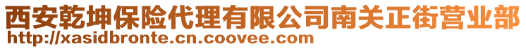 西安乾坤保險代理有限公司南關(guān)正街營業(yè)部