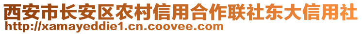 西安市長安區(qū)農(nóng)村信用合作聯(lián)社東大信用社