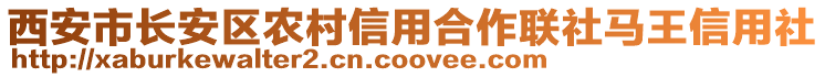 西安市長安區(qū)農(nóng)村信用合作聯(lián)社馬王信用社