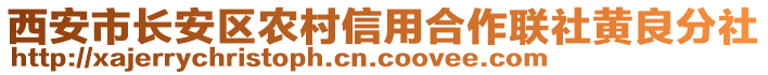 西安市長安區(qū)農(nóng)村信用合作聯(lián)社黃良分社