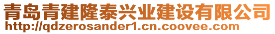 青島青建隆泰興業(yè)建設(shè)有限公司