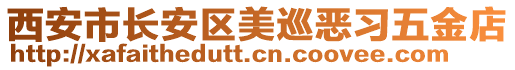 西安市長(zhǎng)安區(qū)美巡惡習(xí)五金店