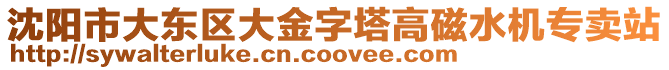 沈陽市大東區大金字塔高磁水機專賣站