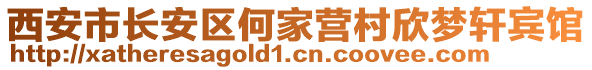 西安市長安區(qū)何家營村欣夢軒賓館