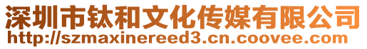 深圳市鈦和文化傳媒有限公司