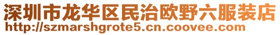 深圳市龍華區(qū)民治歐野六服裝店