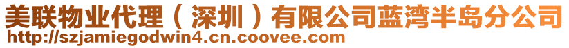 美聯(lián)物業(yè)代理（深圳）有限公司藍灣半島分公司