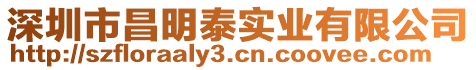 深圳市昌明泰實業(yè)有限公司