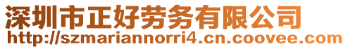 深圳市正好勞務(wù)有限公司