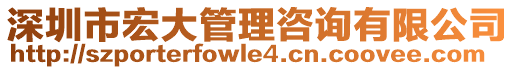 深圳市宏大管理咨詢有限公司