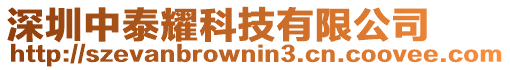 深圳中泰耀科技有限公司